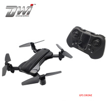 DWI Newest 2.4GHz 170g Weight Mini Folding GPS Drone with 1080P-5G Wifi Control Distance 300 to 500 Meters